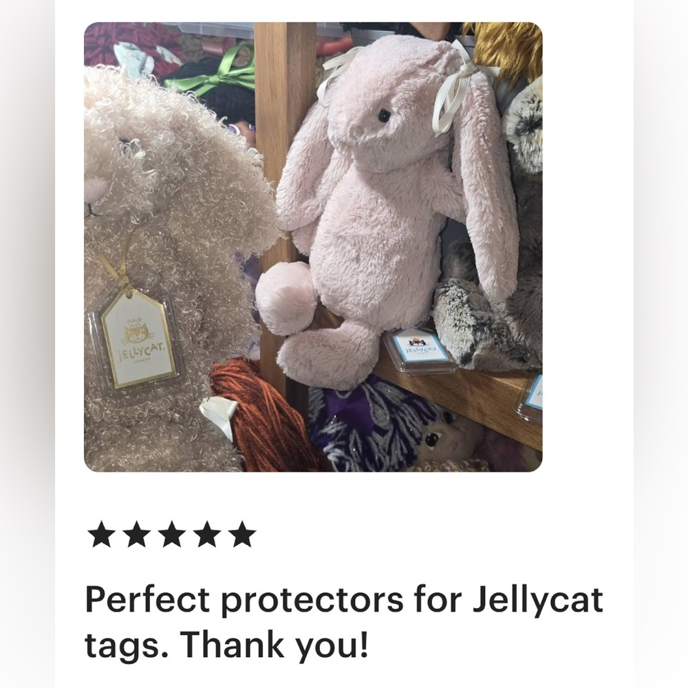 Jellycat Tag Protectors - 10 Pack - Picture 4 of 5